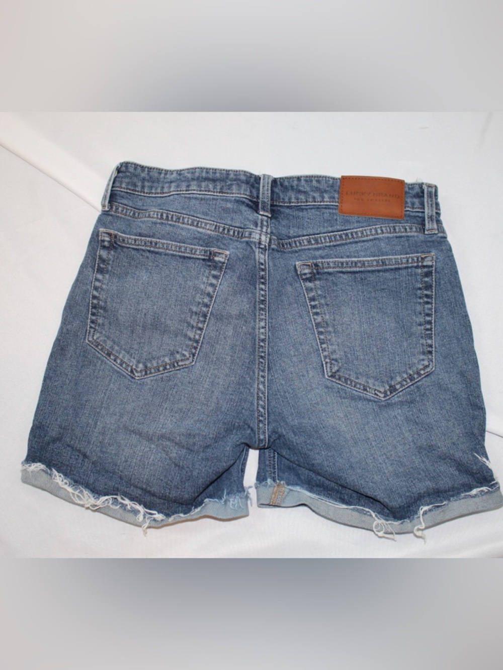 Lucky Brand Ava Mid Rise Denim Shorts Size 6/28 - Picture 2 of 6